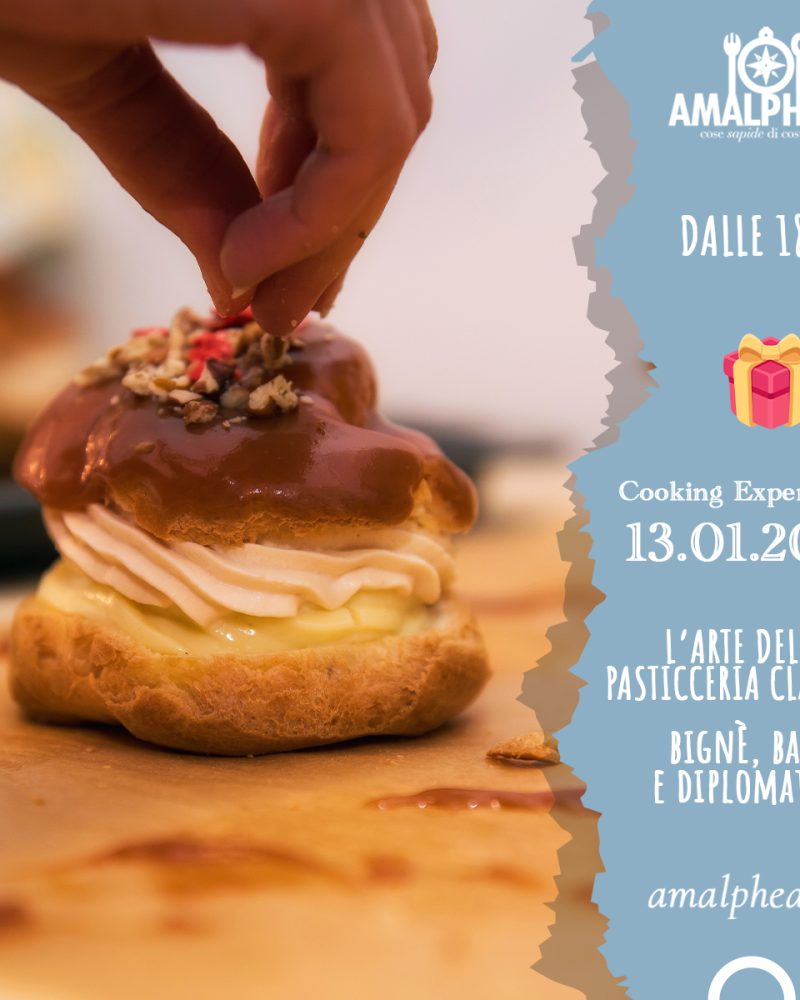L'arte della pasticceria classica: bignè, babà e diplomatica