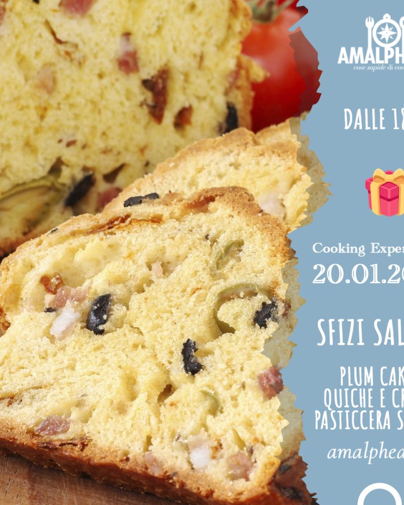 Sfizi Salati: plum cake, quiche e crema pasticcera