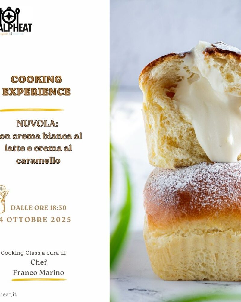Chef Franco Marino | Nuvola: con crema bianca al latte e crema al caramello